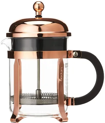 Imagen del producto de Bodum Chambord, cafetera para 4 tazas, cromo, rosa, dimensiones: 10,5 x 16,6 x 19 cm, 1 unidad