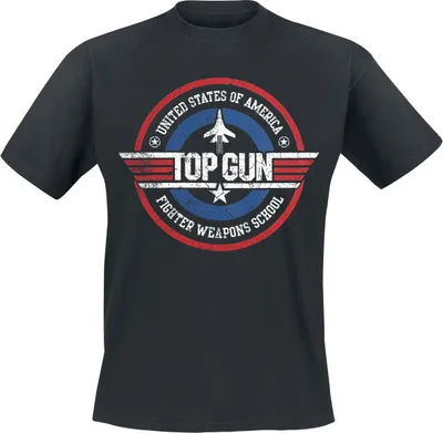 Produktbild von Top Gun T-Shirt Herren Fighter Weapons School schwarz XL