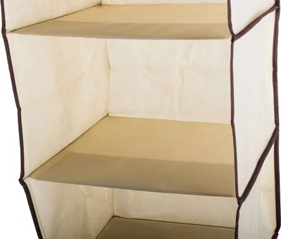 Obrázek produktu pro Verk 01334 Závěsný organizér s 5 přihrádkami 30x30x100cm béžová