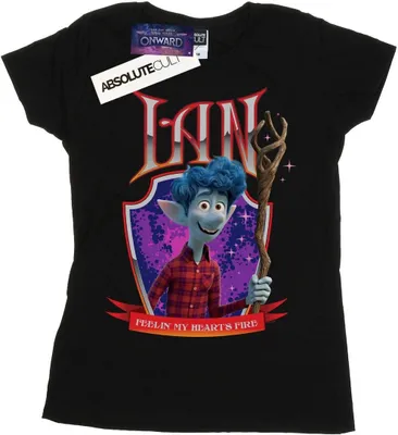 Produktbild von Disney - "Onward Ian's Fire" T-Shirt für Damen BI36560 (XXL) (Schwarz)