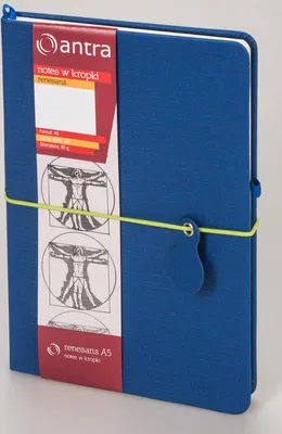 Immagine prodotto di Taccuino Renesans A5 a scacchi blu scuro