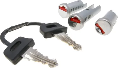 Immagine prodotto di Set di serrature 3 cilindri per Vespa HP4, PK automatica