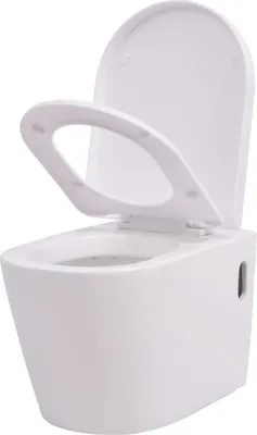 Produktbild von Wandmontierte Toilette Keramik Weiß