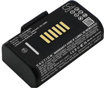 Obrázek produktu pro TECHTEK Baterie kompatibilní s [Honeywell] Impressora Portatil RP2, RP2, pro [Datamax] ONeil Printer nahrazuje 50133975-001, pro 550052-000