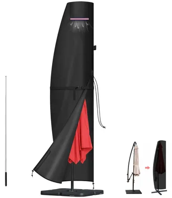 Produktbild von Wasserdichte Schutzhülle für Sonnenschirme - 420D Oxford - 260x40/70/50 cm