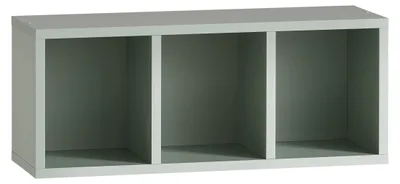 Wandregal Bjarne, 3 Fächer, 60,2x21,5x24,7 cm, Pistache