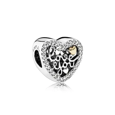 Produktbild von Bead aus Silber und 585er Gold von PANDORA 792037CZ