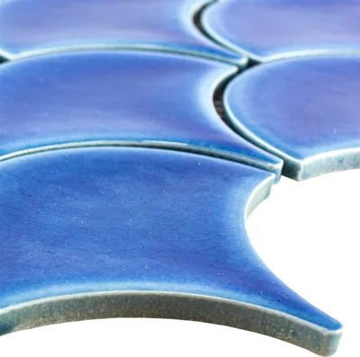 Produktbild von Keramik Mosaik Fliesen Newark Blau