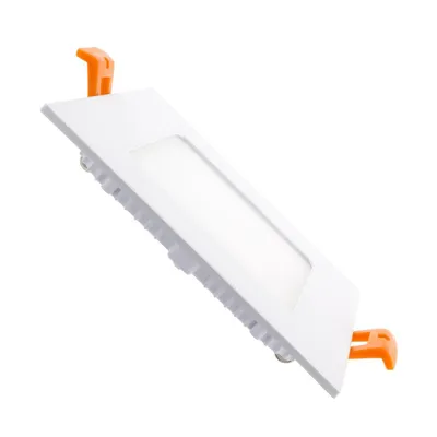Produktbild von LED Einbaustrahler flach 8W Eckig SuperSlim Schnitt 105x105 mm 6000K Kaltweiß