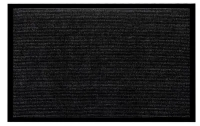 Produktbild von Ruhhy 22055 Fußmatte 60 x 90 cm, schwarz-grau