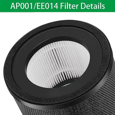 Image de Filtre de remplacement pour purificateur d'air HEPA, 1 pièce