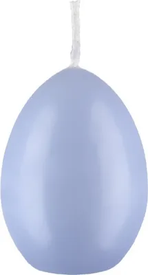 Produktbild von Kopschitz Kerzen Eierkerzen Blue Bell Hellblau, 60 x 45 mm, 6 Stück
