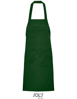 Obrázok produktu pre SOLs 03569 | Zástera, Gamma Unisex zástera, 90 x 75 cm - farba: fľaškovo zelená - veľkosť: 90 x 75 cm