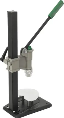 Obrázek produktu pro Zavírací stroj na parfémové lahvičky – ruční lisovací stroj YGJ-ZBYZYW-003 – lisování 15 mm – pro rozprašovací pumpu – ruční ovládání – pro uzavírání