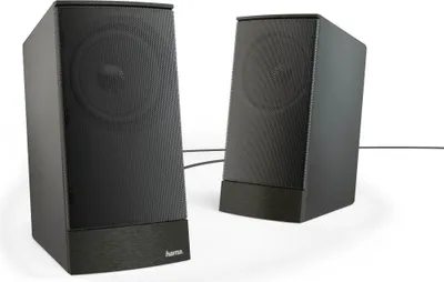 Image de Hama Sonic LS-208 - Lautsprecher - für PC - Schwarz (00173134)
