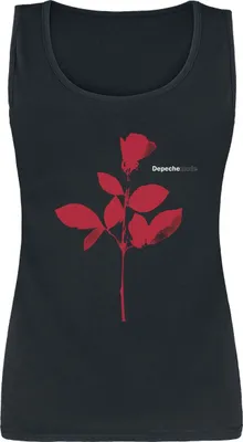 Produktbild von Depeche Mode Top Damen Rose schwarz XXL