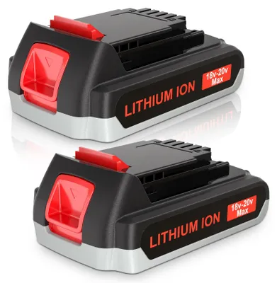 2er-Pack 18V/20V max Li-Ion Akku 3,0 Ah für Elektrowerkzeuge