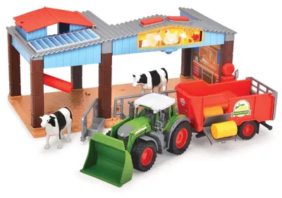 Immagine prodotto di Fattoria giocattolo - Con trattore e rimorchio - Luci e suoni - Da 3 anni - Multicolore