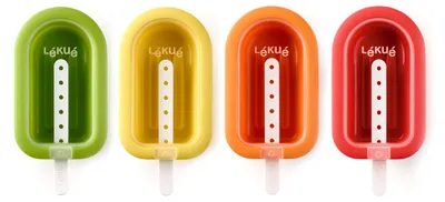 Produktbild von Lékué Lékué – Eisform, stapelbar, Mini, 10,5 cm, 4-teilig