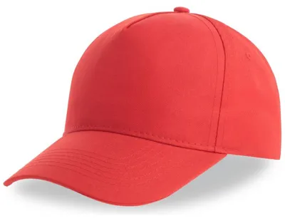 Produktbild von Atlantis Baumwolle Classics-33.0237 Kinder 5 Panel Baseball Kappe Gr. onesize red