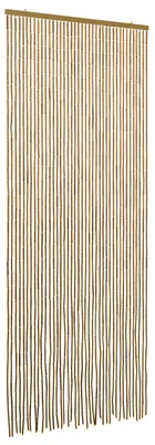 Image de vidaXL Rideau anti-insectes multicolore 90 x 200 cm en bambou
