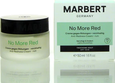 Produktbild von Marbert No More Red Creme gegen Rötungen - reichhaltig für trockenen Haut 50 ml
