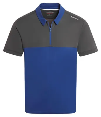Immagine prodotto di Craghoppers - Polo da uomo "Avro", Nosilife, stemma, maniche corte CG2555 (M) (ferro scuro)