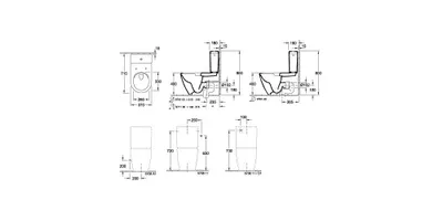 Obrázok produktu pre Villeroy & Boch 570611R1 Splachovadlo Subway 2.0 383x165x389mm