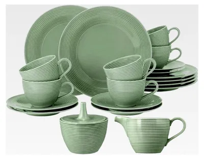 Produktbild von Kaffeeservice 20-teilig in Salbeigrün