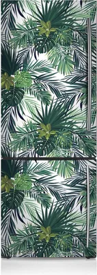 Produktbild von Kühlschrankmagnete Kühlschrank Magnetfolie Magnete Küche 60x205 cm - Tropische Blätter