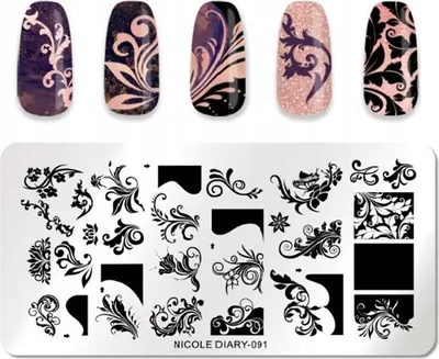 Produktbild von FRENCH Nailart Stempelplatte