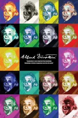 Immagine prodotto di Albert EINSTEIN - Pop Art - 61x91 cm - Poster