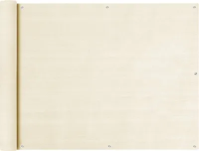 Zdjęcie produktu dla Parawan balkonowy, kremowy, 90x300 cm, HDPE