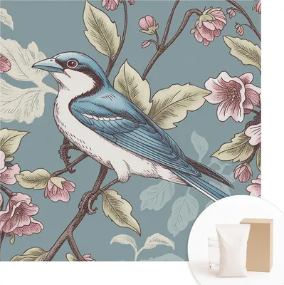 Produktbild von Fototapete - Wandbilder für Wohnzimmer - 250x250 cm - Dekorative Wandfolie - Modernes Design für Wanddekoration - Tapeten für Innenräume - Frühlingsharmonie