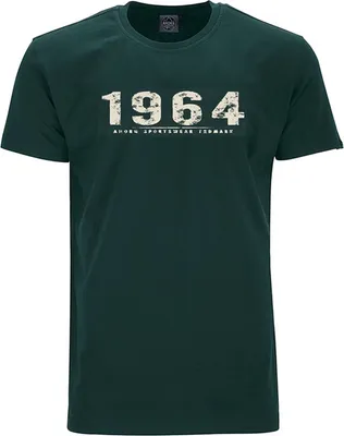 Produktbild von Übergrößen T-Shirt Vintage Number beige AHORN SPORTSWEAR Bottle Green 5XL