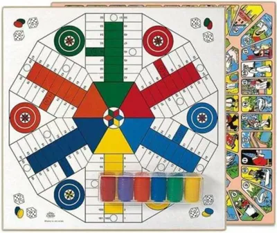 Image de Cayro - Plateau de Parcheesi - Oie en bois avec accessoires 6 joueurs - Traditionnel
