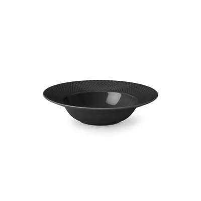 Obrázek produktu pro Lyngby Porcelæn - Rhombe Earth Tiefer Teller Ø 24,5 cm, slate