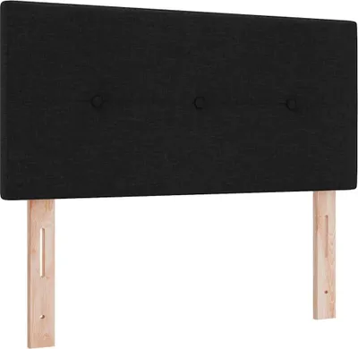Immagine prodotto di vidaXL Testiera regolabile in altezza con testiera Nero 90 cm Tessuto