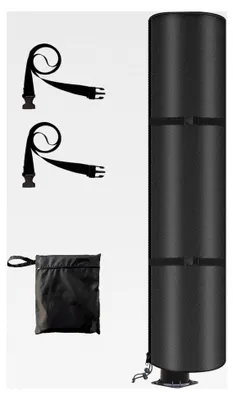 Produktbild von Wasserdichte Abdeckung für Solarduschen 230x70CM - Schutzhülle mit UV-Beschichtung für Gartenmöbel, inklusive Schnallenriemen und Aufbewahrungstaschen