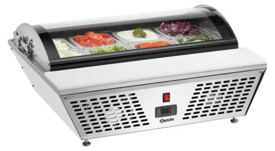 Produktbild von Bartscher Kühlvitrine 67 Liter, 790x620x320 mm (B/T/H), 8x 1/6 GN, Auftischgerät mit Schneidbrett