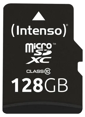Obrázek produktu pro Intenso Flash-Speicherkarte (microSDXC-an-SD-Adapter inbegriffen)