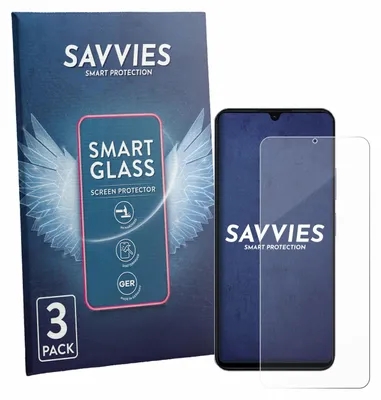 Produktbild von 3x Savvies Schutzglas Folie für Blackview Wave 10C 9H Panzer Schutzfolie Glas Displayschutz klar transparent