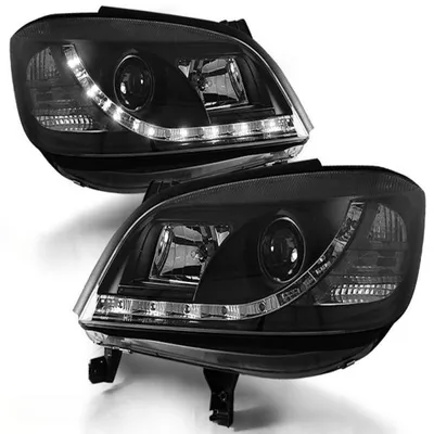 Immagine prodotto di Fari a LED con luce diurna, compatibili con Opel Zafira A, anno di produzione 1999-2006, colore nero
