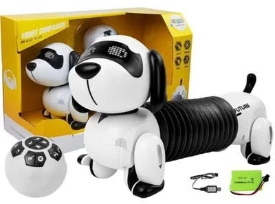 Obrázok produktu pre Interaktívny robot pes na diaľkové ovládanie Hudba Zvuk Lopta na diaľkové ovládanie