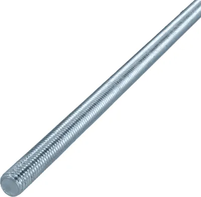 Produktbild von HELPMATE Gewindestange M6x330 mm - 10 Stück aus verzinktem Stahl und Vollgewinde