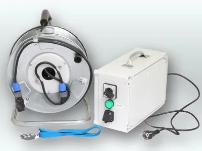 Produktbild von Rotaqleen 75cm elektrische Bürste + 13.35 m Stange komplett Set