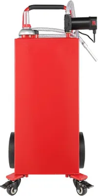 Produktbild von Dieseltank 30 gal, 23,5 l/min, tragbarer 180 W Aufsatzbehälter mit elektrischem Pumpe und Rädern, Dieselbehälter für das Tanken von Diesel