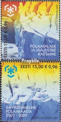 Produktbild von Briefmarken Estland 2009 Mi 629-630 (kompl.Ausg.) postfrisch Polargebiete