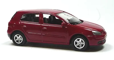 Produktbild von VW Golf Modellauto dunkelrot ca. 1:60 / 7-8 cm Spritzguss Metall