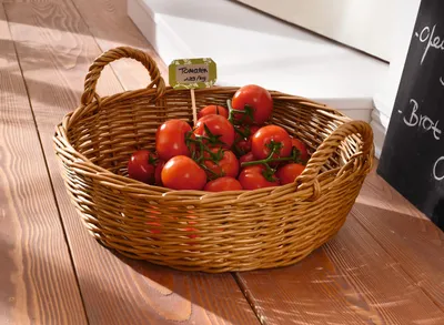 Produktbild von Große Schale Weide natur Ø 47cm – Obstkorb
